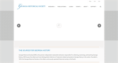Desktop Screenshot of georgiahistory.com