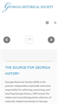 Mobile Screenshot of georgiahistory.com